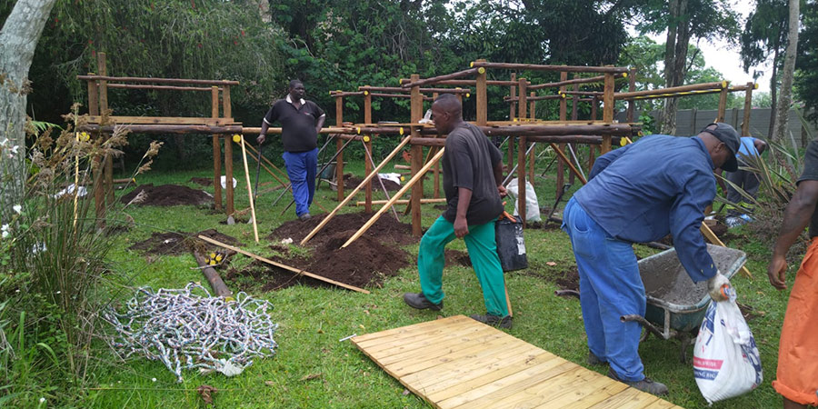 Jungle gym for a school playground on the KwaZulu-Natal North Coast